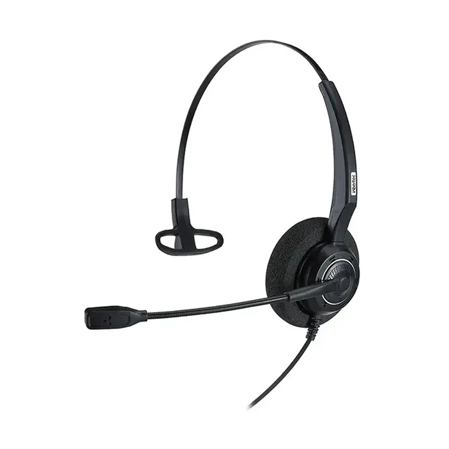 Inbertec UB200M Wired USB Noise Cancelling Mono Headset Black