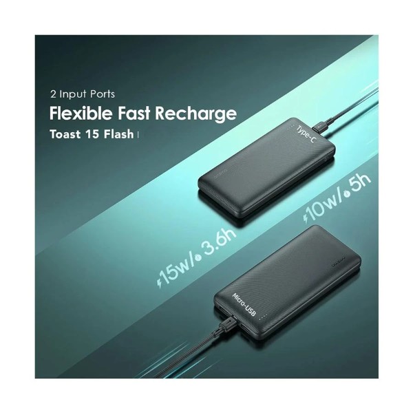 ওরাইম টোস্ট 15 10000mAh 15W পাওয়ার ব্যাঙ্ক