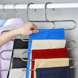 5 layers S Shape MultiFunctional Clothes Hangers