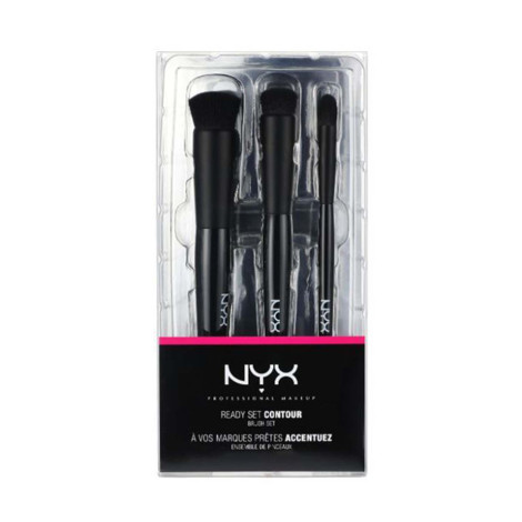 Nyx রেডি সেট কনটুর ব্রাশ সেট ৩পিস (China)