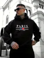 Men's Cotton Winter Hoodie with Full Sleeves, 280 GSM, 6 Colours