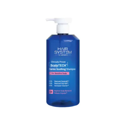 Hair System by Watsons Scalp Tech Dermo সুদিং শ্যাম্পু, মাথার ত্বকের যত্নে 500ml