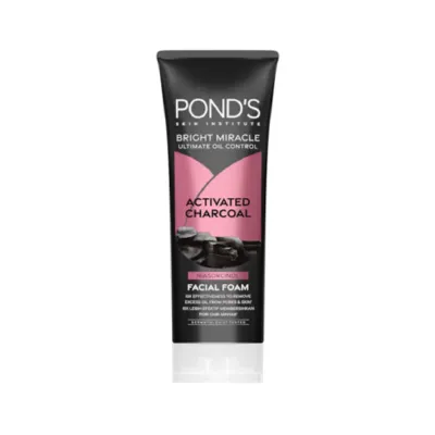 Pond's Bright Miracle অ্যাক্টিভেটেড চারকোল অয়েল কন্ট্রোল ফেসিয়াল ফোম 100g