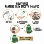Pantene Pro-Vitamin সিল্কি স্মুথ কেয়ার শ্যাম্পু 300ml