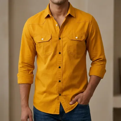 ছেলেদের ডাবল পকেট শার্ট (Katali)