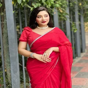 জর্জেট স্টোন শাড়ি