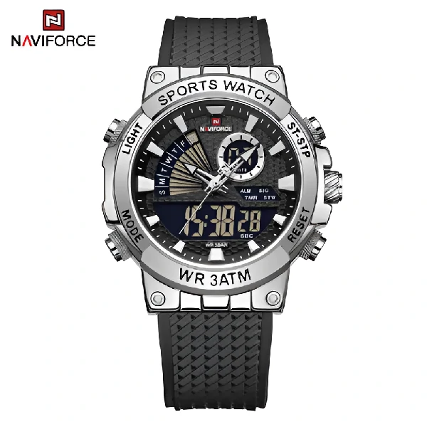 Naviforce 9219 ডুয়াল স্ট্র্যাপ পুরুষদের ঘড়ি