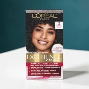 L'Oreal Excellence হেয়ার কালার 3 ন্যাচারাল ব্ল্যাক