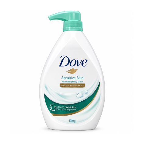 Dove Sensitive Skin Gently Soothes Sensitive Skin Nourishing Body Wash  1000g (China)