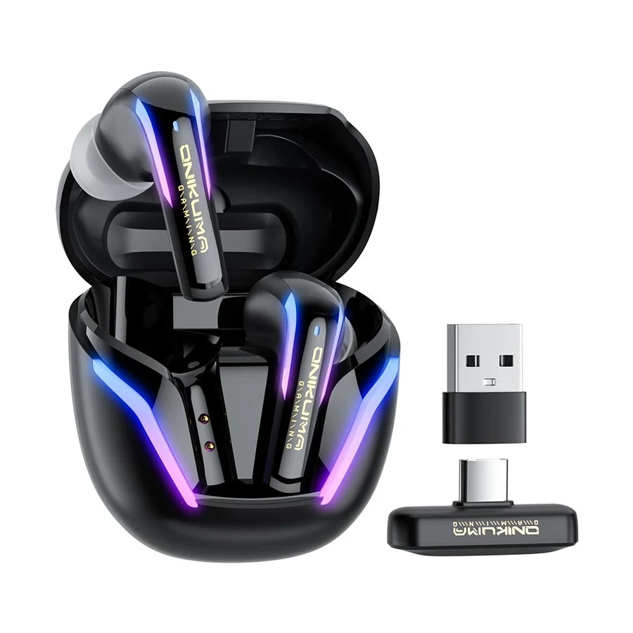 Onikuma T27 ENC 2.4G Wireless Gaming Earbuds Black