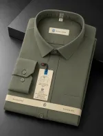 Men's Pure Cotton Formal Shirt, Sizes M to XXL