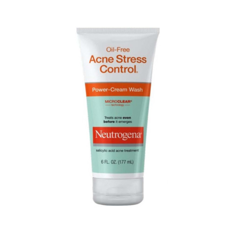 Neutrogena Oil-Free Acne Stress Control পাওয়ার-ক্রিম ওয়াশ 177ml