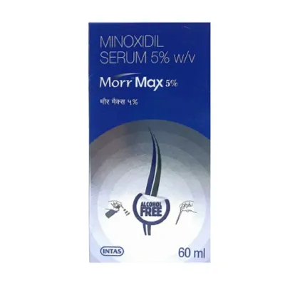 Morr Max 5% অ্যালকোহল-ফ্রি Minoxidil সিরাম 60ml