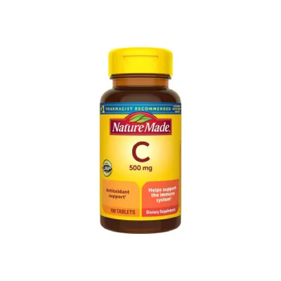 Nature Made ভিটামিন C সাপ্লিমেন্ট 500mg 100 ট্যাবলেট