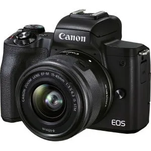 Canon EOS M50 Mark II 24.1MP 15-45MM IS STM লেন্সসহ 4K Wi-Fi মিররলেস ক্যামেরা