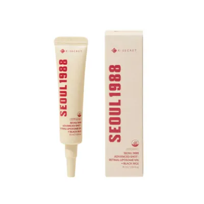 K-Secret Seoul 1988 Advanced Shot রেটিনাল লাইপোজোম 12% + ব্ল্যাক রাইস 15ml