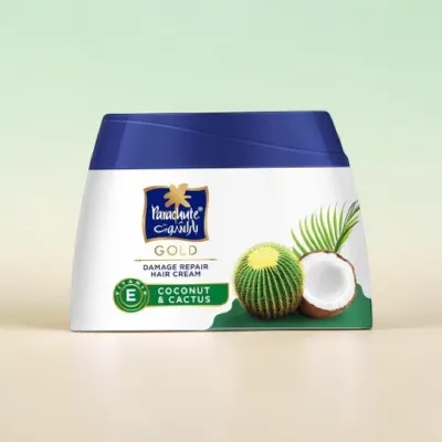Parachute Gold Coconut & Cactus ড্যামেজ রিপেয়ার হেয়ার ক্রিম 140ml