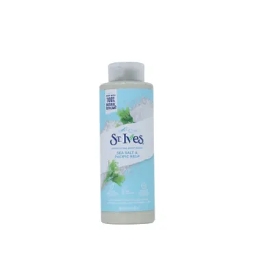 St. Ives Sea Salt & Pacific Kelp এক্সফোলিয়েটিং বডি ওয়াশ 473ml