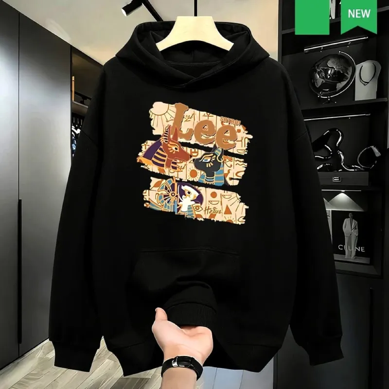 Men's Winter Hoodie, 320 GSM Cotton, Length 28 to 30 Inch, 6 Colours