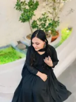 জর্জেট থ্রি পিস, লিনেন সালোয়ার, ফ্রি সাইজ 44