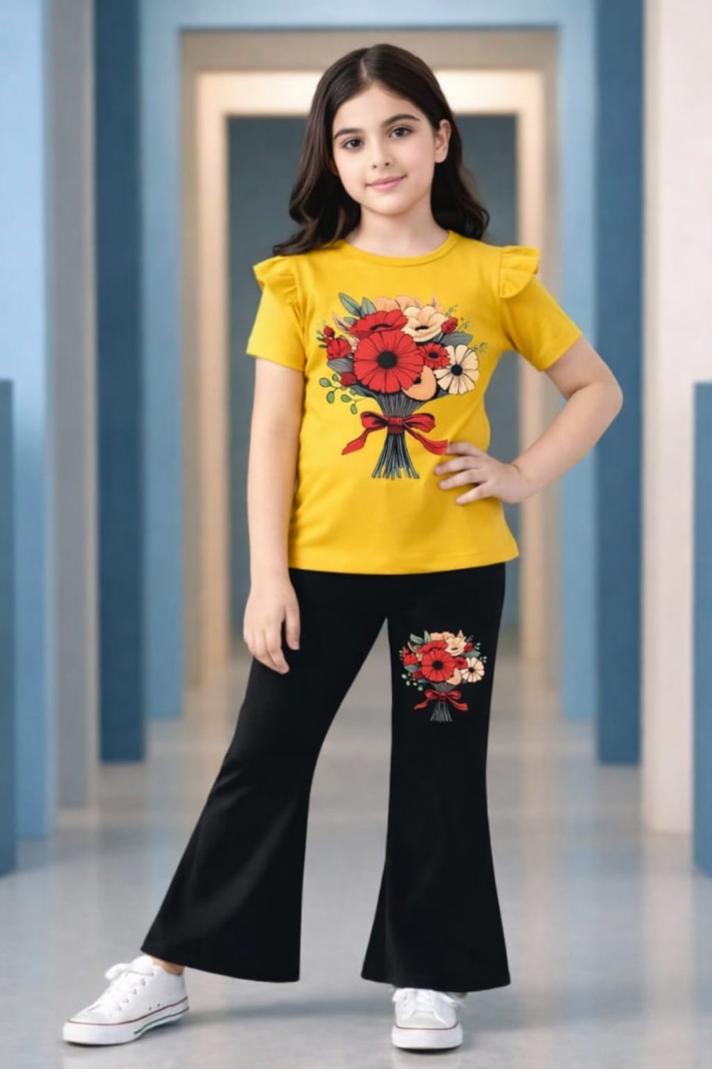 Kids' Half Sleeve Cotton Knit T-Shirt and Pant Set, 6 Colours