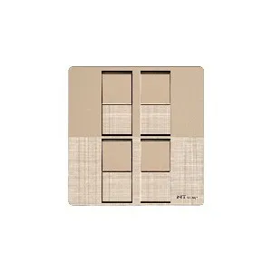 NT blu-ray Chrome Golden 4 গ্যাং 1/2 ওয়ে সুইচ