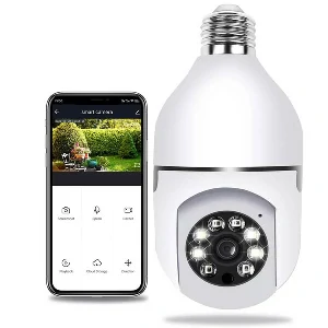 PTZ Bulb সিস্টেম 360 ডিগ্রি WiFi প্যানোরামিক আইপি ক্যামেরা