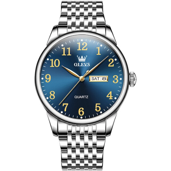 Olevs 5535S Stainless Steel Analog Watch For Men