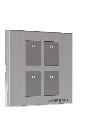 Super Star Silver Line 4 গ্যাং ওয়ান ওয়ে সুইচ