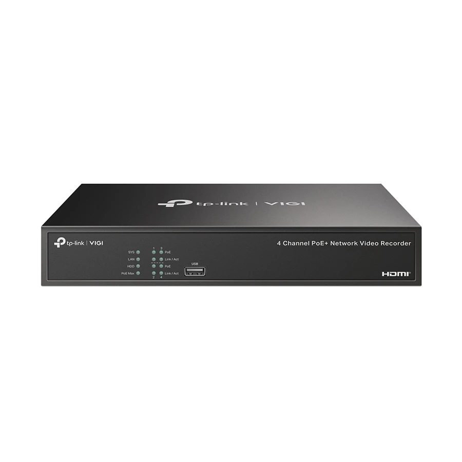 TP-Link VIGI NVR1004H-4P 4 Channel PoE+ 4K NVR