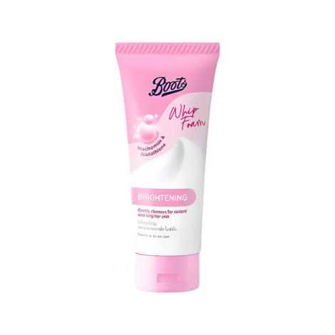 Boots Niacinamide & Glutathione Brightening Whip Foam 100ml (Thailand)