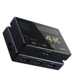 4K HDMI সুইচ, রিমোট কন্ট্রোল সহ