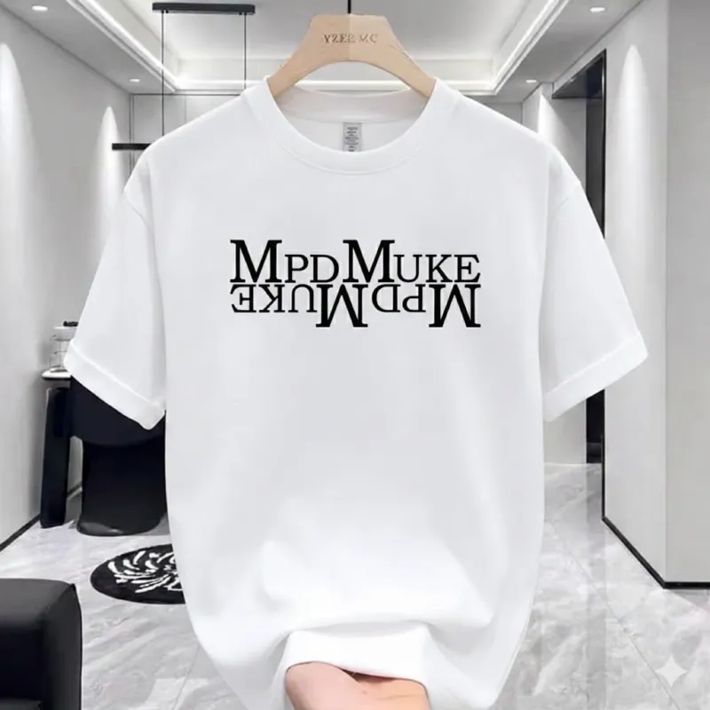 Men's Cotton-Spandex Drop Shoulder T-Shirt, Length 27 to 30 Inch