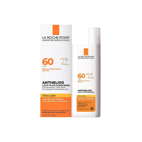 La Roche Posay Anthelios Light Fluid Sunscreen SPF60 -Ultra Light 50ml (France)