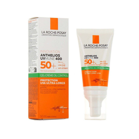 La Roche-Posay ইনোভেশন অ্যান্থেলিওস ইউভিমিউন ৪০০ জেল ক্রিম অয়েল কন্ট্রোল এসপিএফ ৫০+ ৫০ মি.লি. (France)