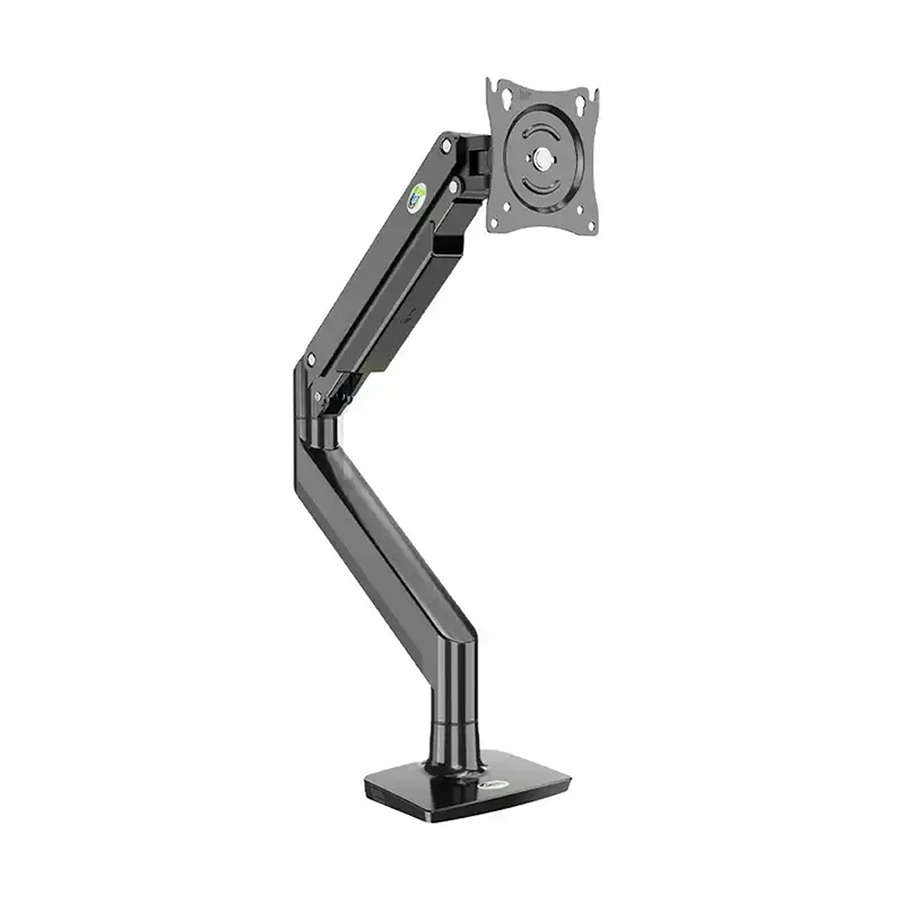 Kaloc KLC-DS160 22-44 Inch Gas Spring Single Monitor Arm Black