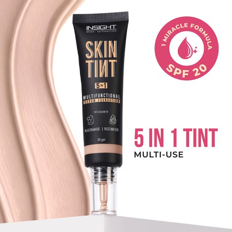 Insight Skin Tint 5 In 1 Multifunctional Serum Foundation - 1 Whipped Cream