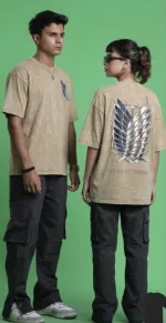 Men's Acid Wash Oversized Drop Shoulder Tee, 240+ GSM, 6 Colours