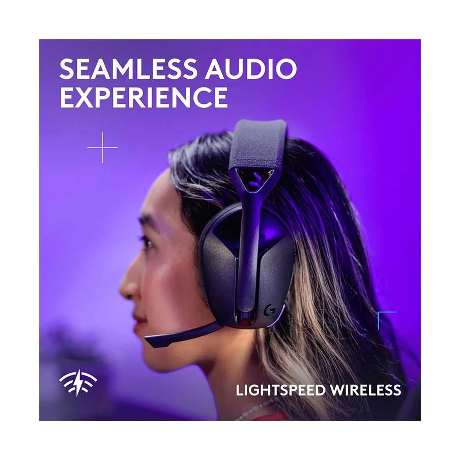 Logitech G321 Lightspeed Wireless Black Gaming Headphone