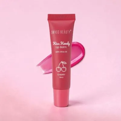 Swiss Beauty কিস ক্যান্ডি লিপ বাম 10ml - Cherry