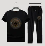 Men's Pure Cotton T-Shirt and Trouser Two-Piece Combo, 6 Colours