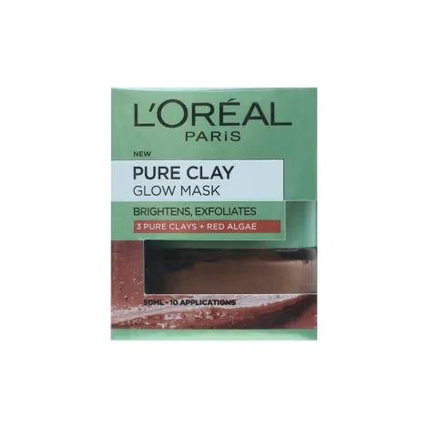 L'Oreal Paris 3 পিওর ক্লে ও রেড অ্যালজি গ্লো মাস্ক 50ml
