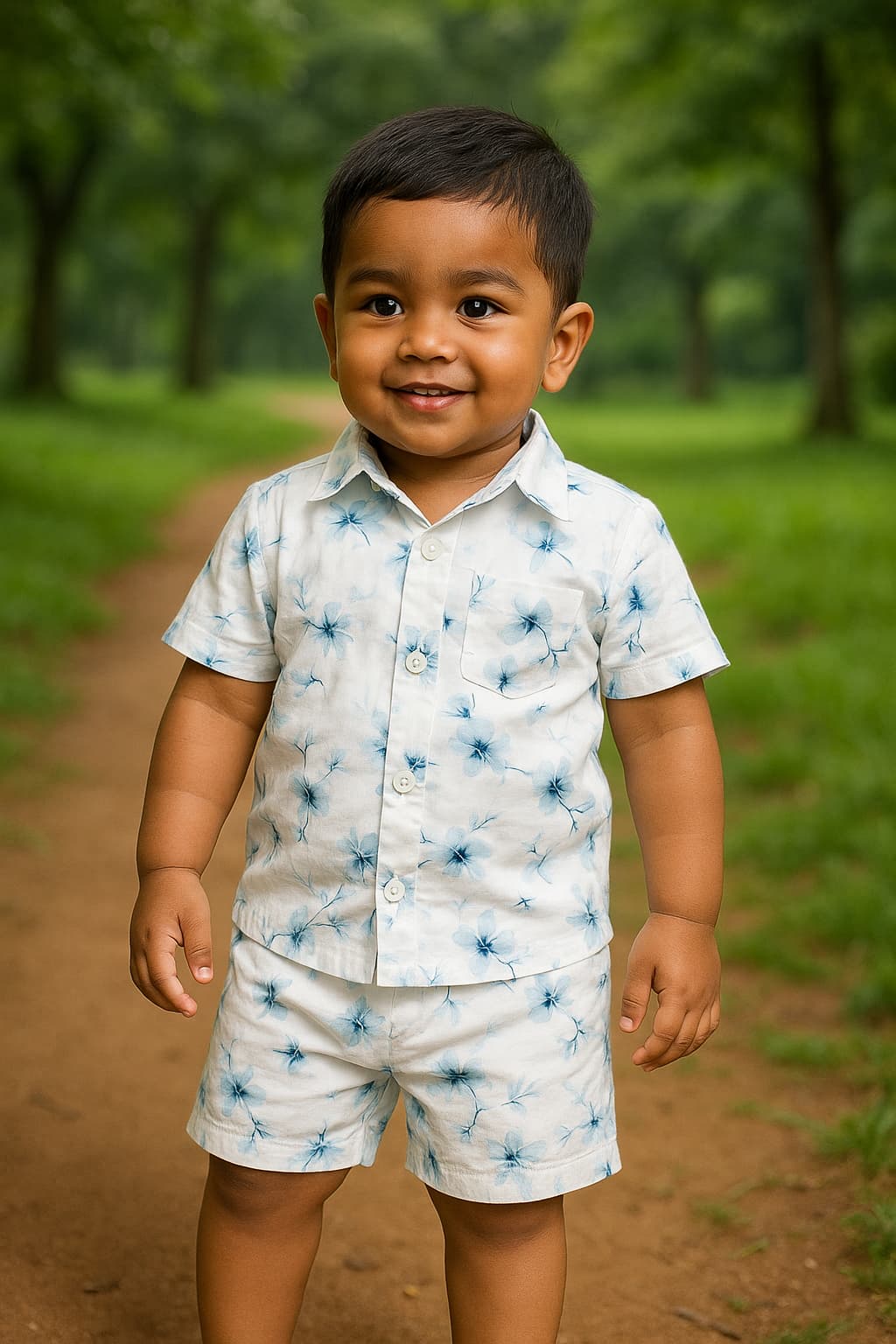 Boys' Shirt and Pant Set, 6 to 8 Years, 4 Colours