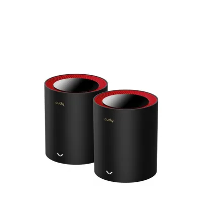 Cudy M3000 AX3000 2.5G ডুয়াল ব্যান্ড Wi-Fi 6 মেশ রাউটার (2 প্যাক)