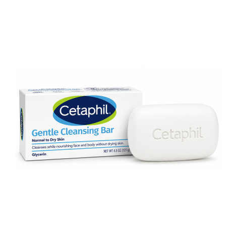 Cetaphil Gentle Cleansing Bar Face & Body 127g (USA)