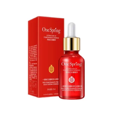 One Spring Red Pomegranate ফ্রেশ ময়েশ্চারাইজিং এসেন্স 15ml