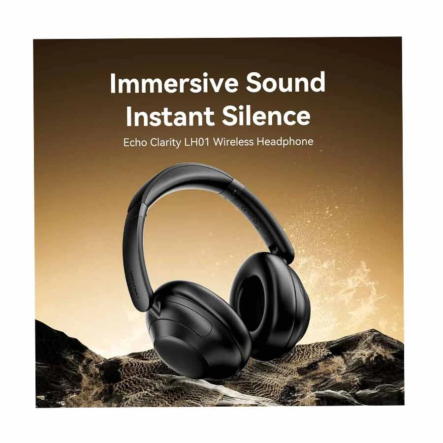 Vention Echo Clarity LH01 ANC Bluetooth Over-Ear Headphone Black