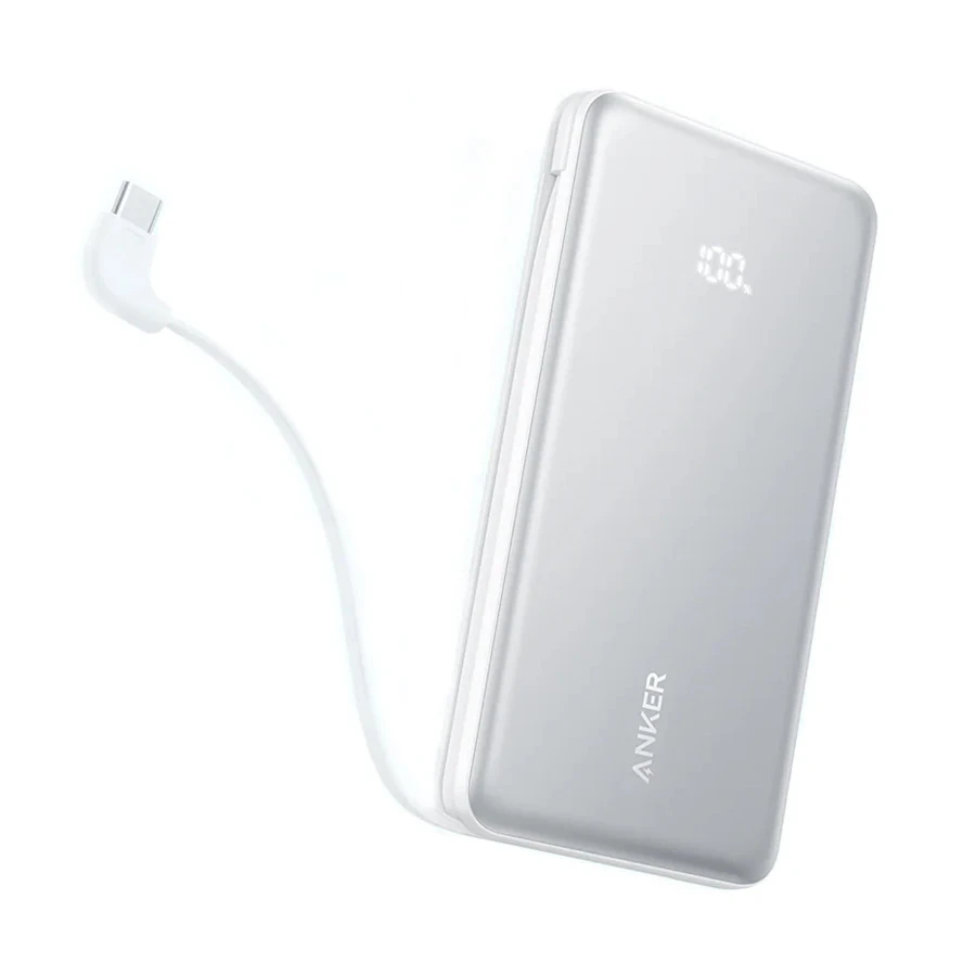 Anker Zolo 10000mAh 22.5W Power Bank with Digital Display White