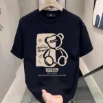Men's and Women's Drop Shoulder Tee, 200-220 GSM Single Jersey Cotton