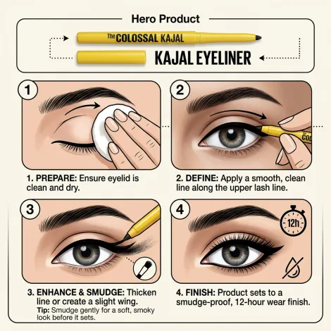 Maybelline The Colossal কাজল ডিপ ব্ল্যাক 0.35 গ্রাম